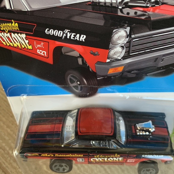 Hot Wheels 1965 Mercury Comet Cyclone Gasser HotWheels 1960s Race Car NEW 2024 - Picture 4 of 5